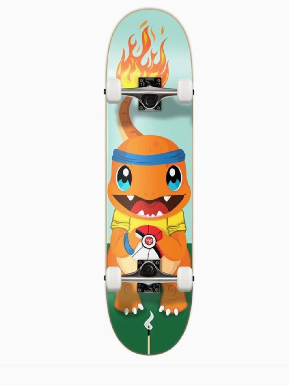 Yocaher Charmander pokemon Graphic Complete Skateboard 7.75"